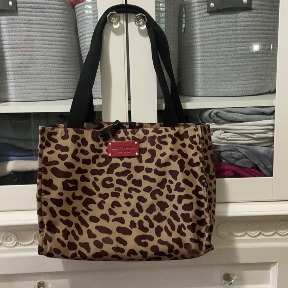 Adorable Kate spade leopard diaper bag!